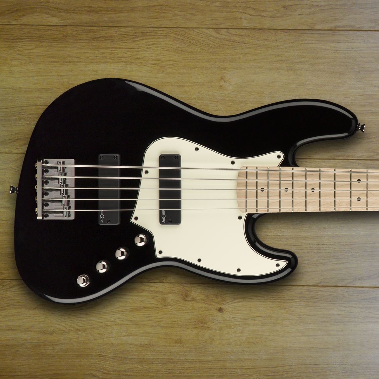 Fender Squier Contemporary Active Jazz Bass V Hh Black Tanne Bass Corner