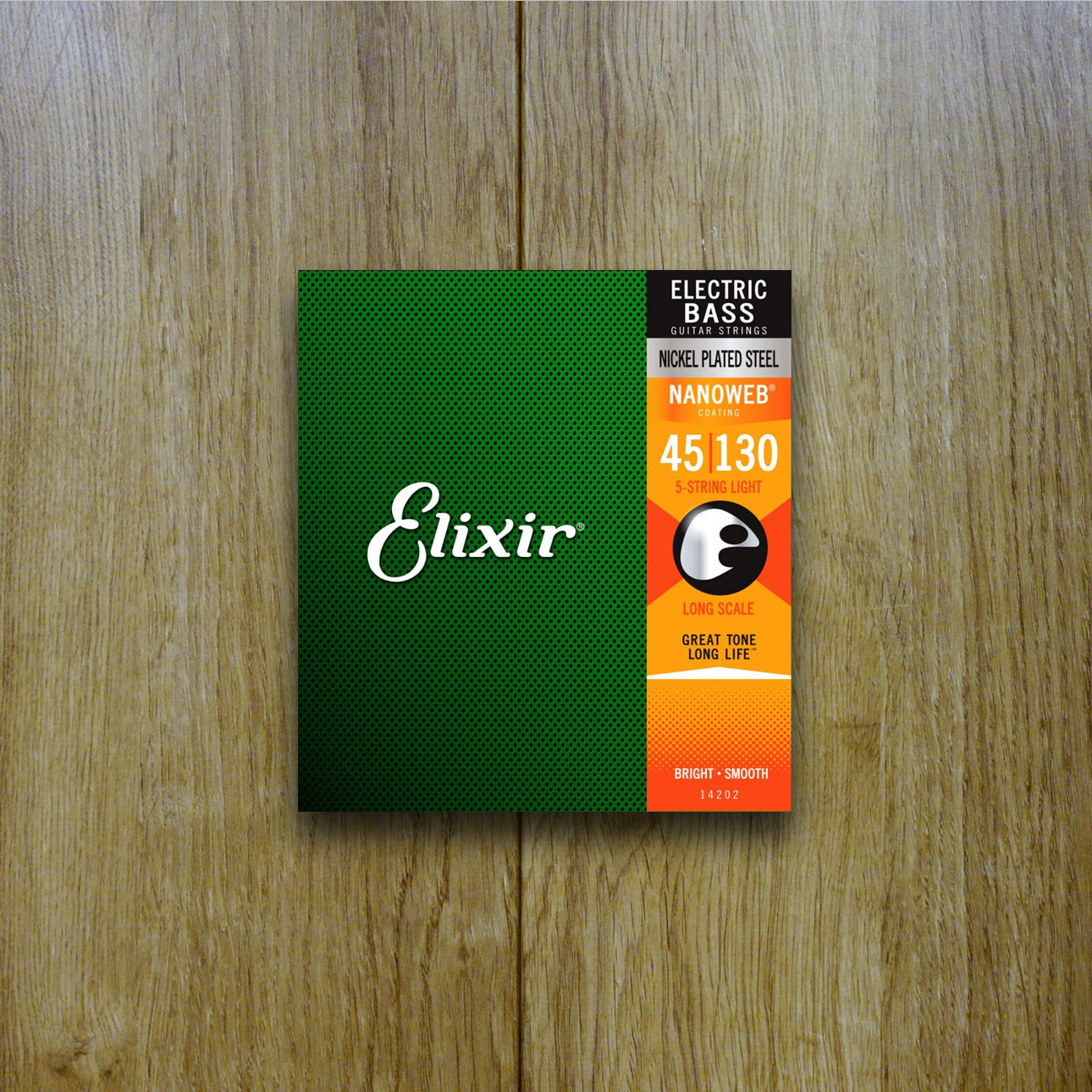 Elixir 14202 Nickel 5 cuerdas 45-130 - Tanne Bass Corner